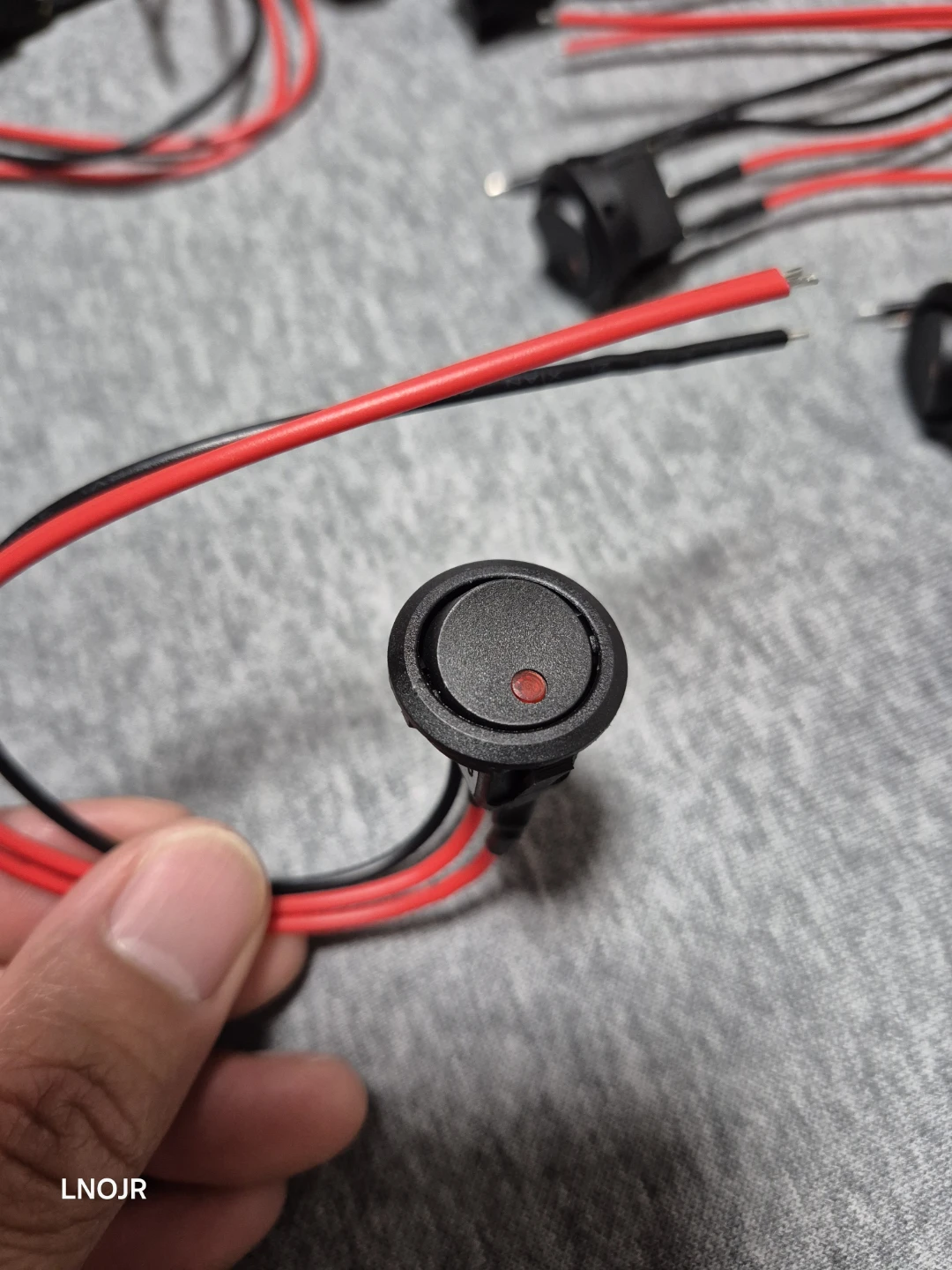 20A 12V DC Rocker Switch with Wires - photo 5
