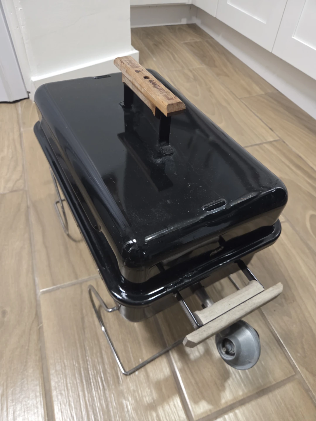 Black Weber Portable Grill