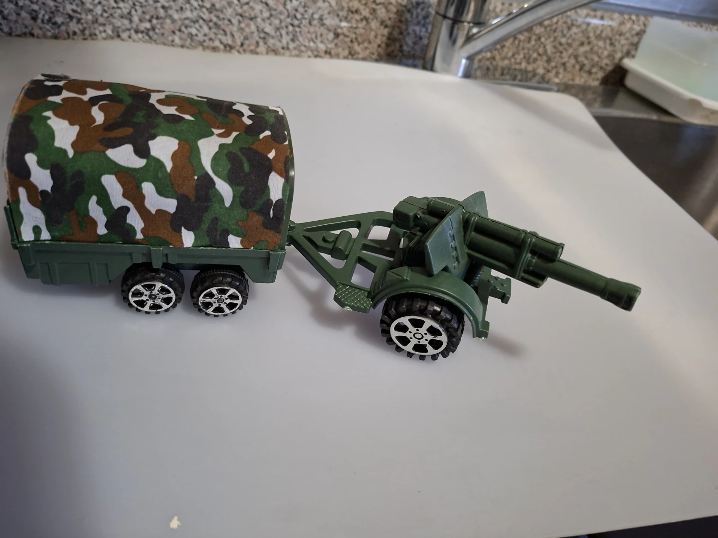 Toy Military Cannon with Camo Trailer - photo 2