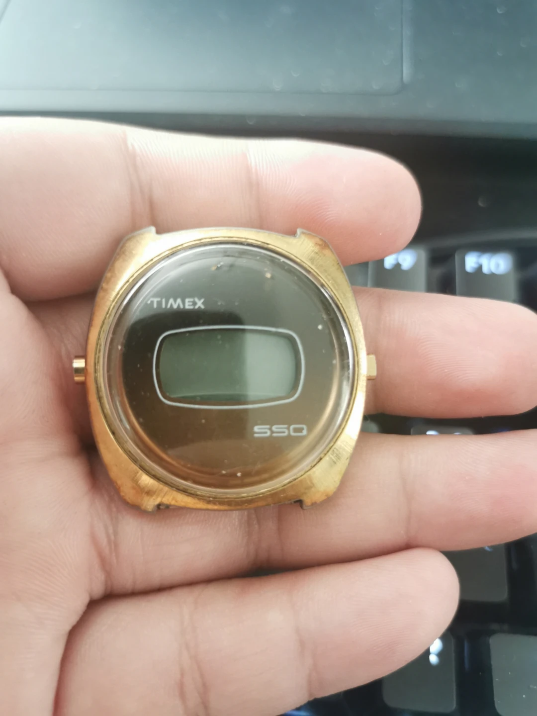 Timex SSO Digital Watch (Gold Tone)