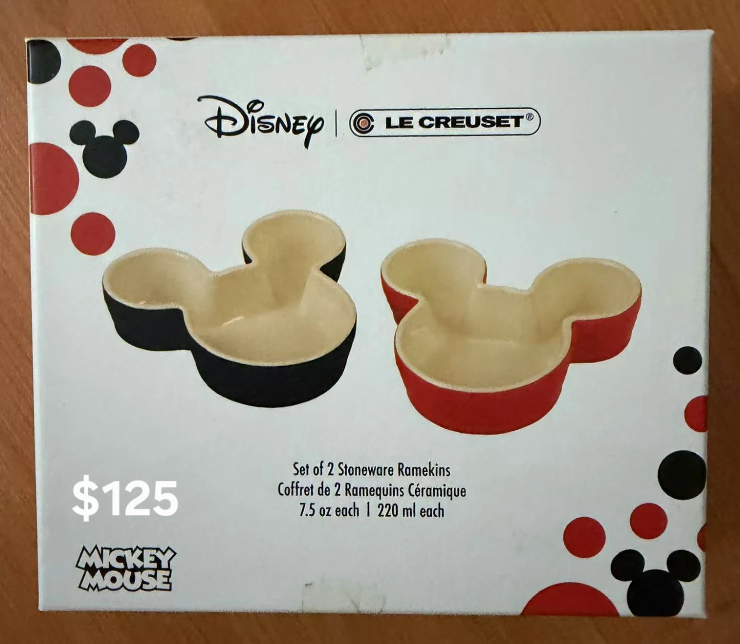 Le Creuset Disney Mickey Mouse Ramekins Special Edition