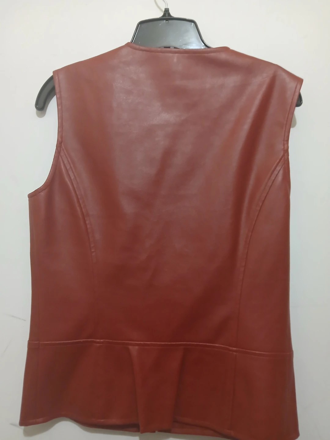 Women's Faux Leather Vest - photo 2