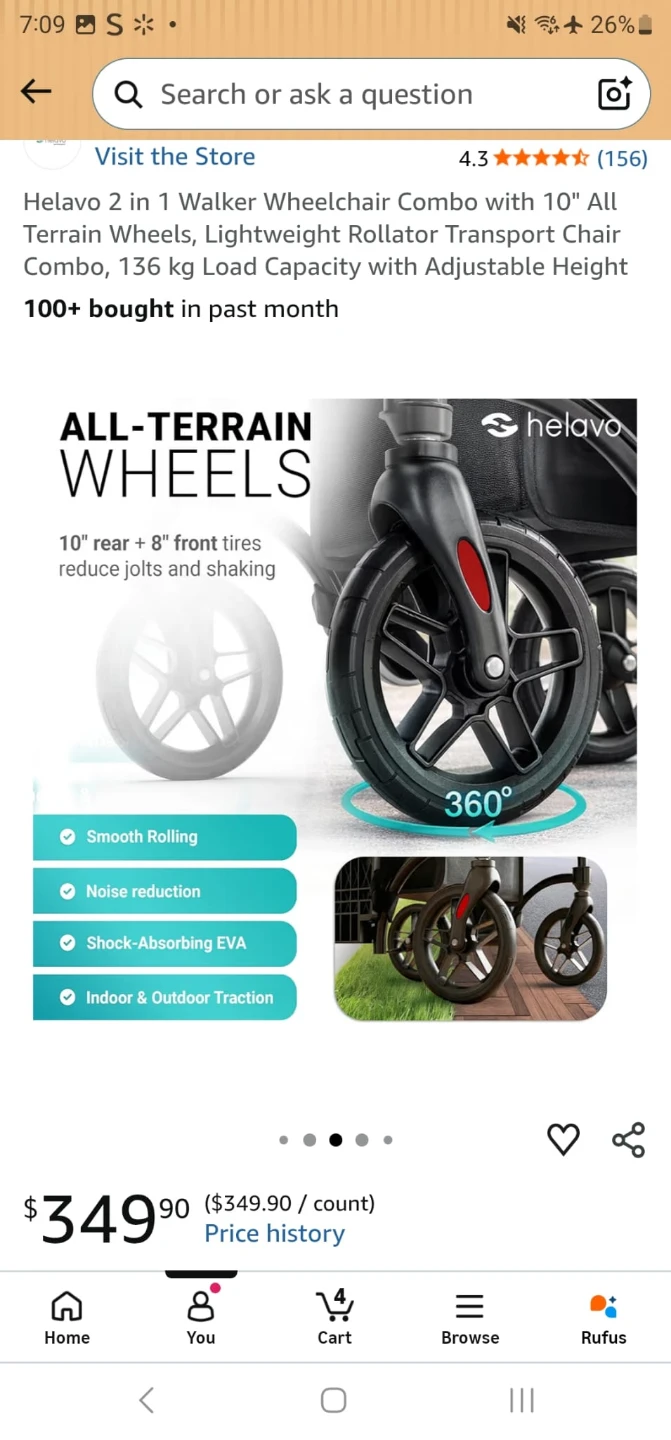 Wheelchair walker - photo 5