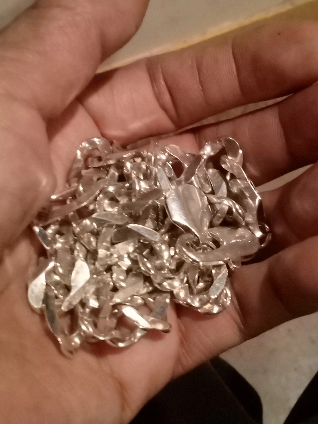 Sterling Silver Figaro Chain Necklace