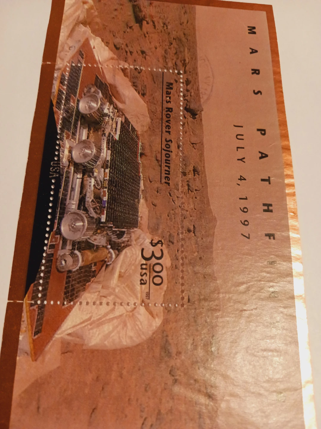 July 4, 1997. Mars Pathfinder Sojourner Rover Stamp - photo 4
