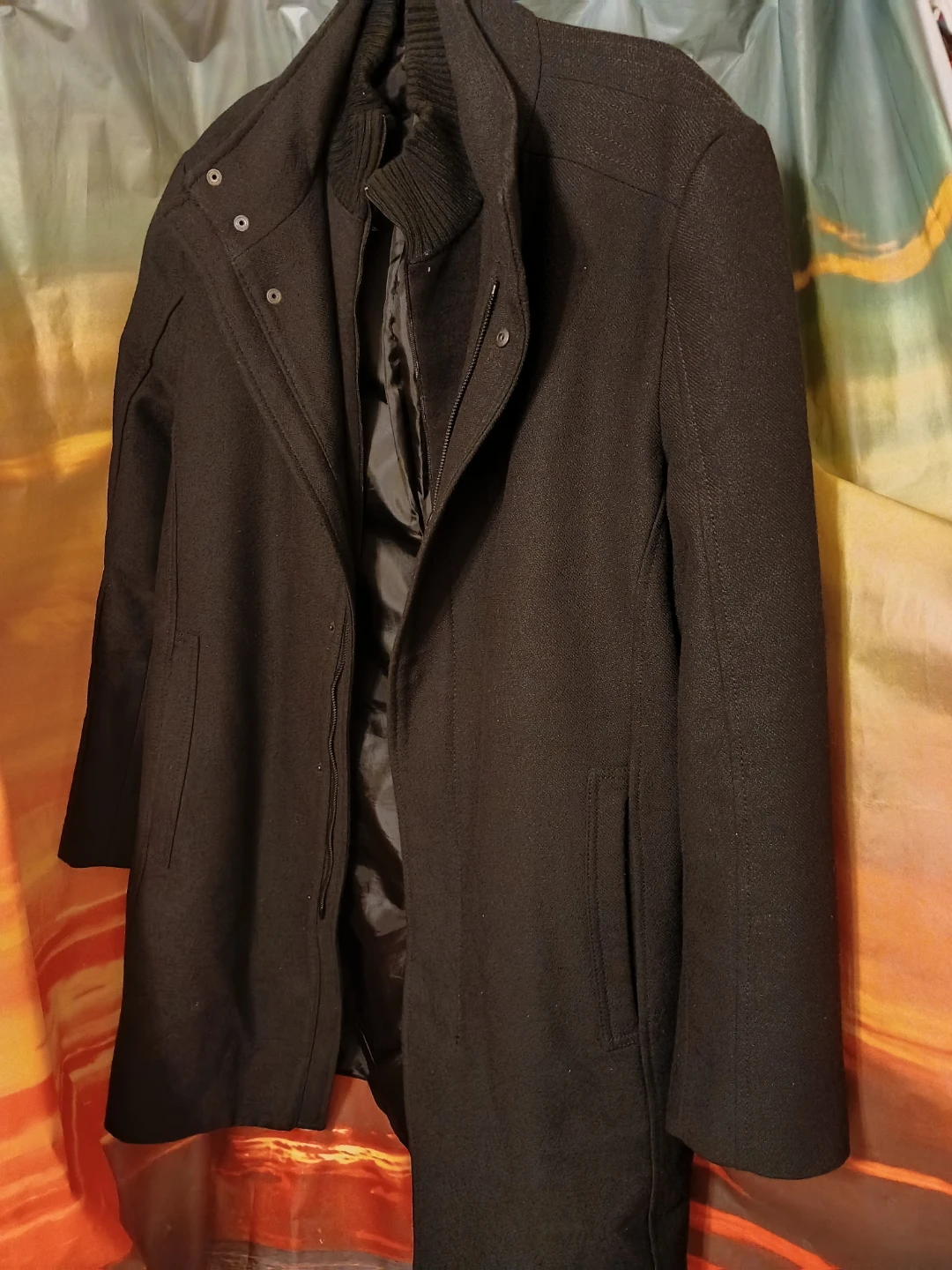 ZARA Men's Black Coat XXL
