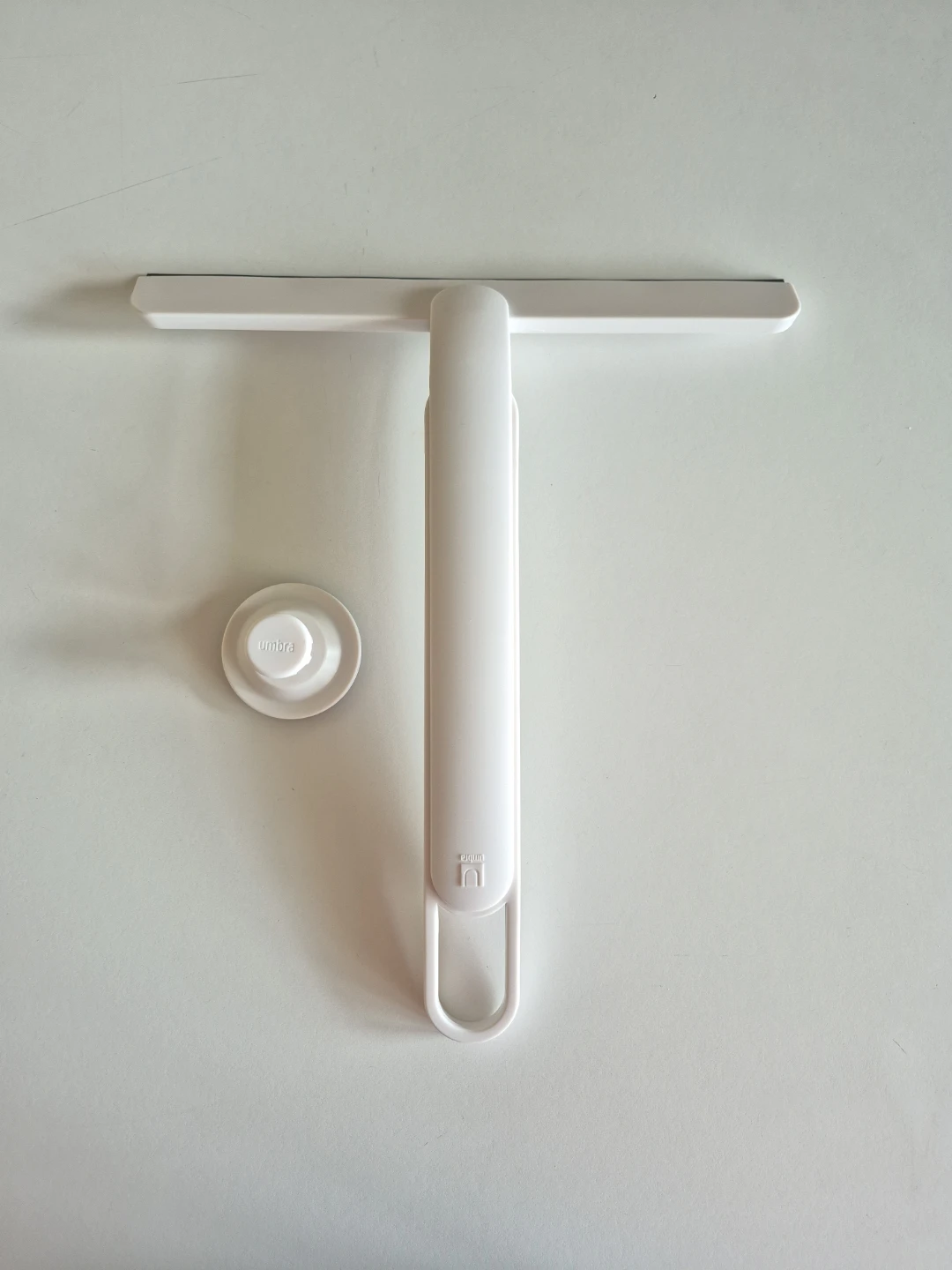 Umbra Bathroom Squeegee with Hanging Hook, Extendable