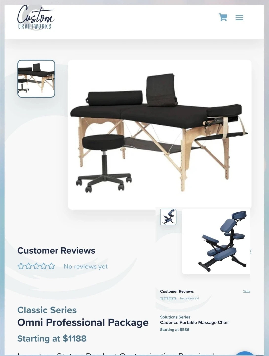 Athena Craftworks Portable Massage Table  Professional Package - photo 4