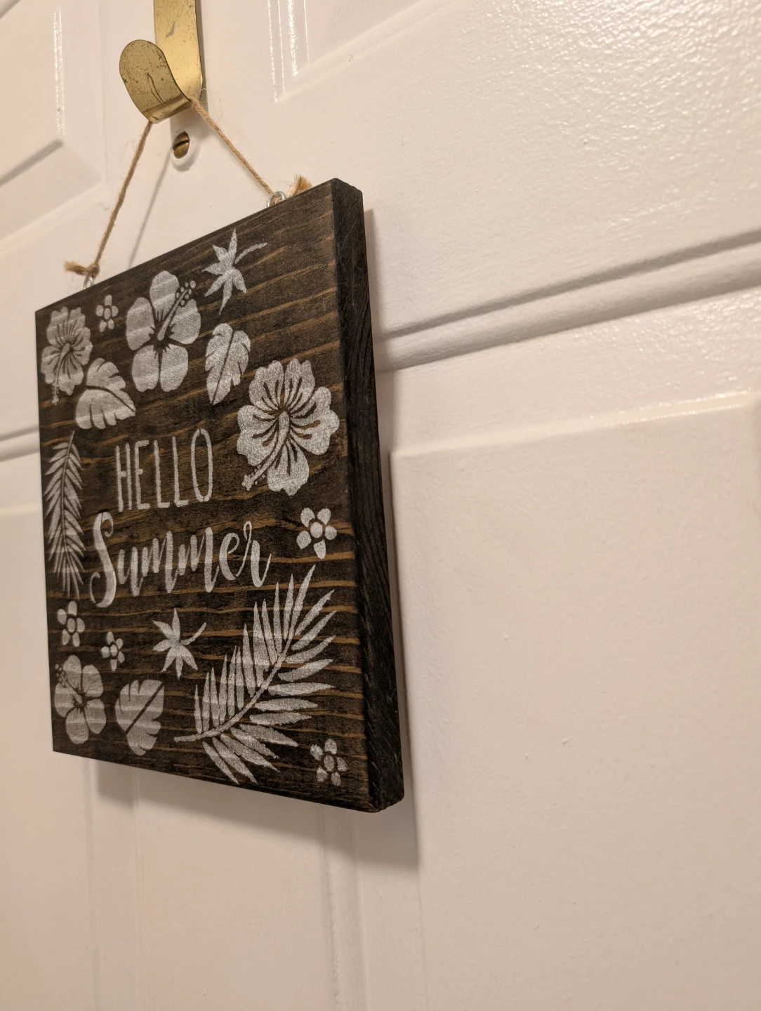 Hello Summer Wooden Sign - photo 2