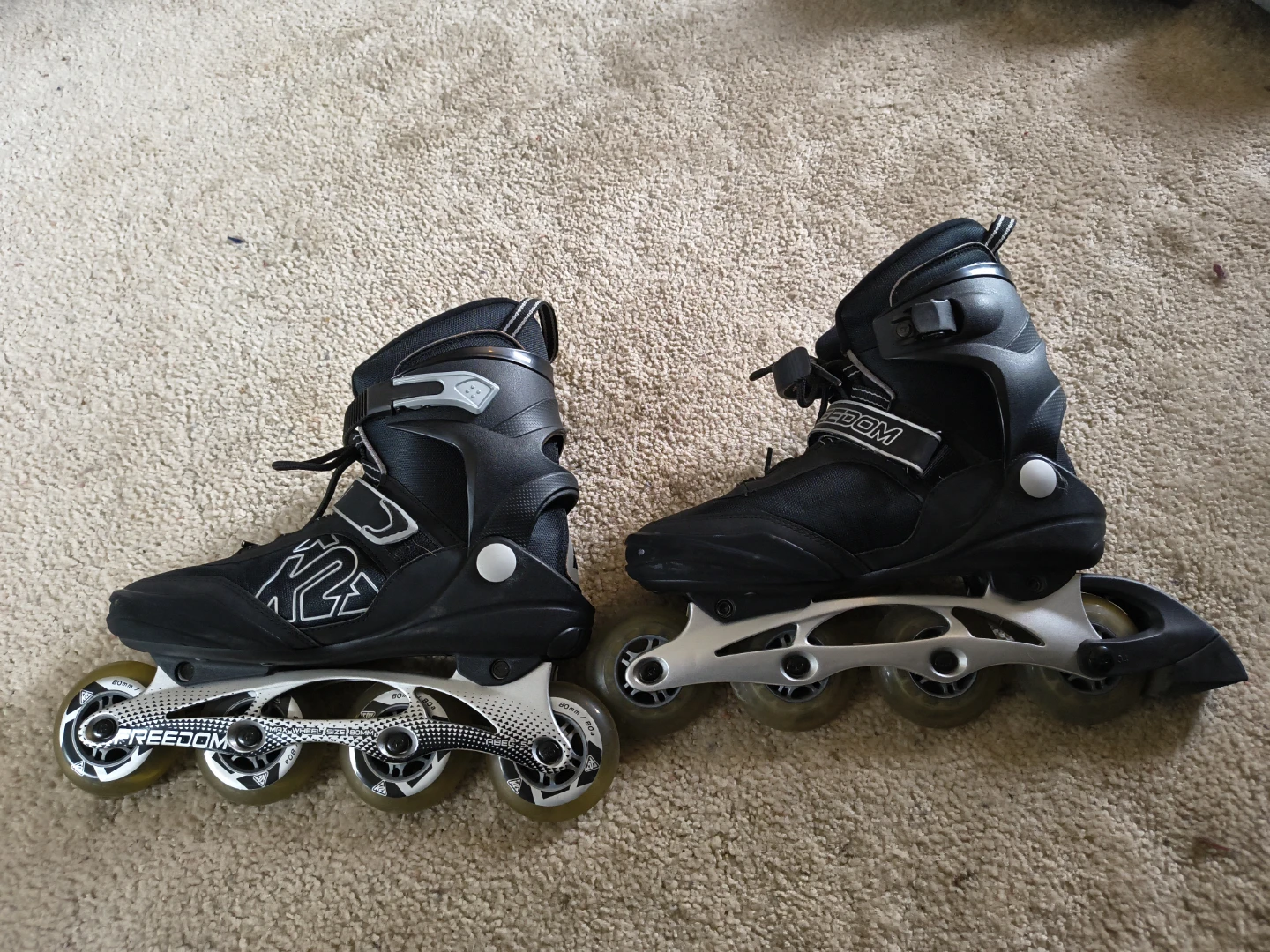 K2 Inline Roller Skates, size 6