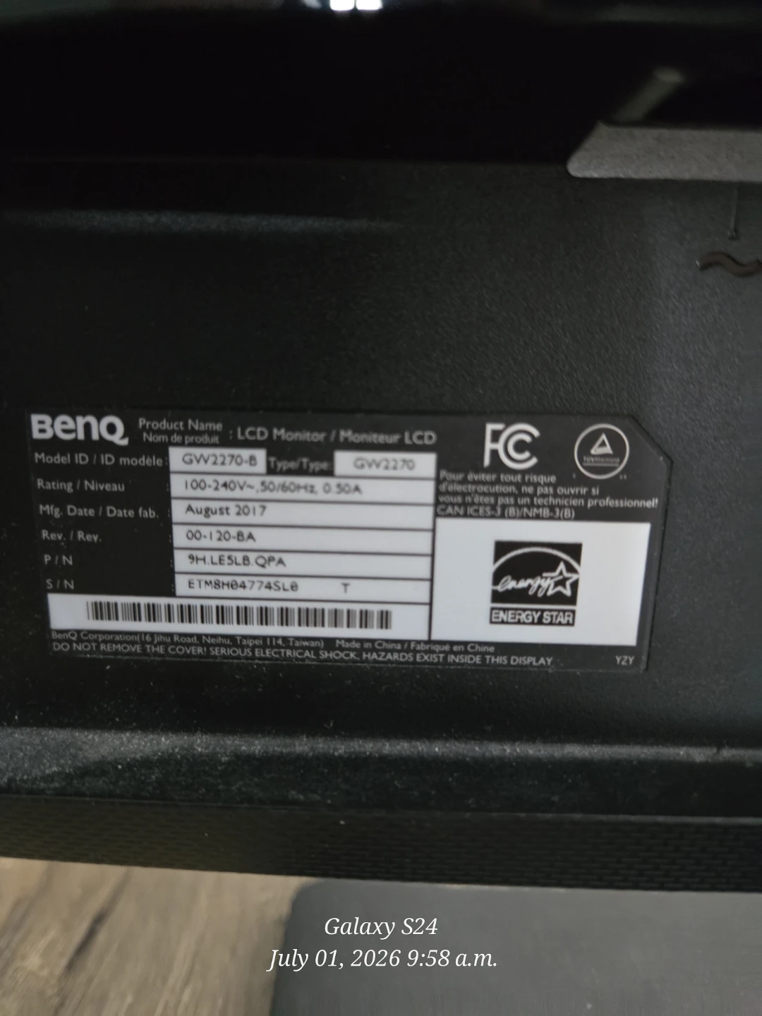 BenQ GW2270-B LCD Monitor - photo 2