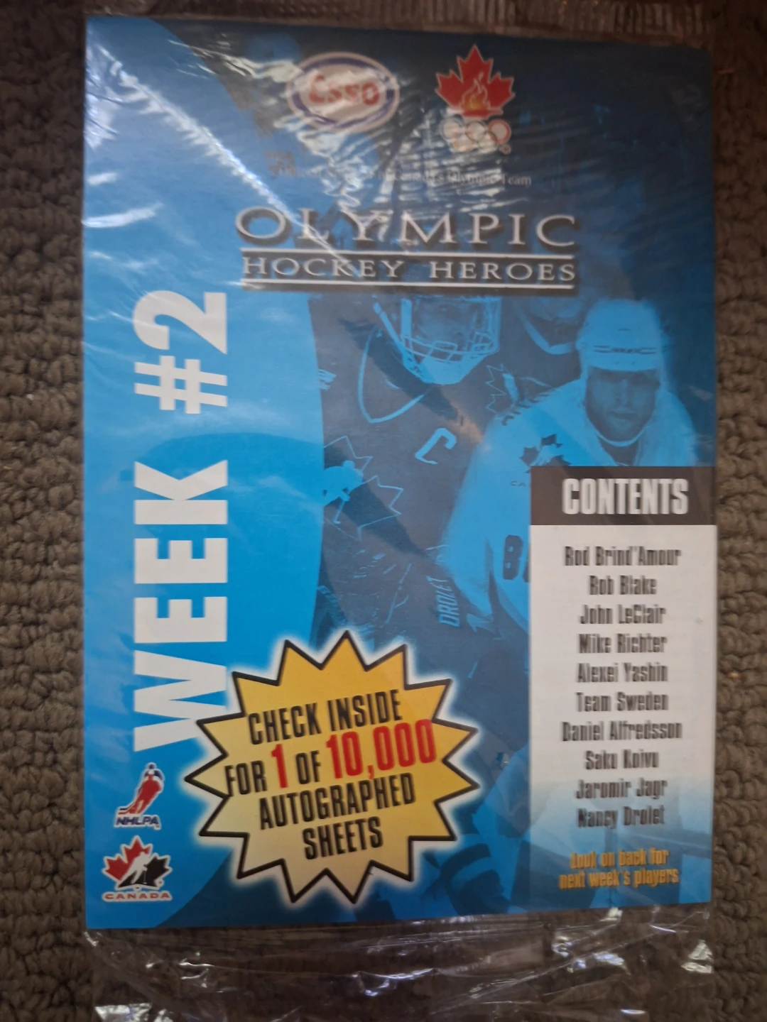 Olympic Hockey Heroes Trading Card Packs in Original Packaging - photo 3