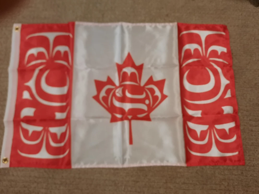 Indigenous Art Canadian Flag