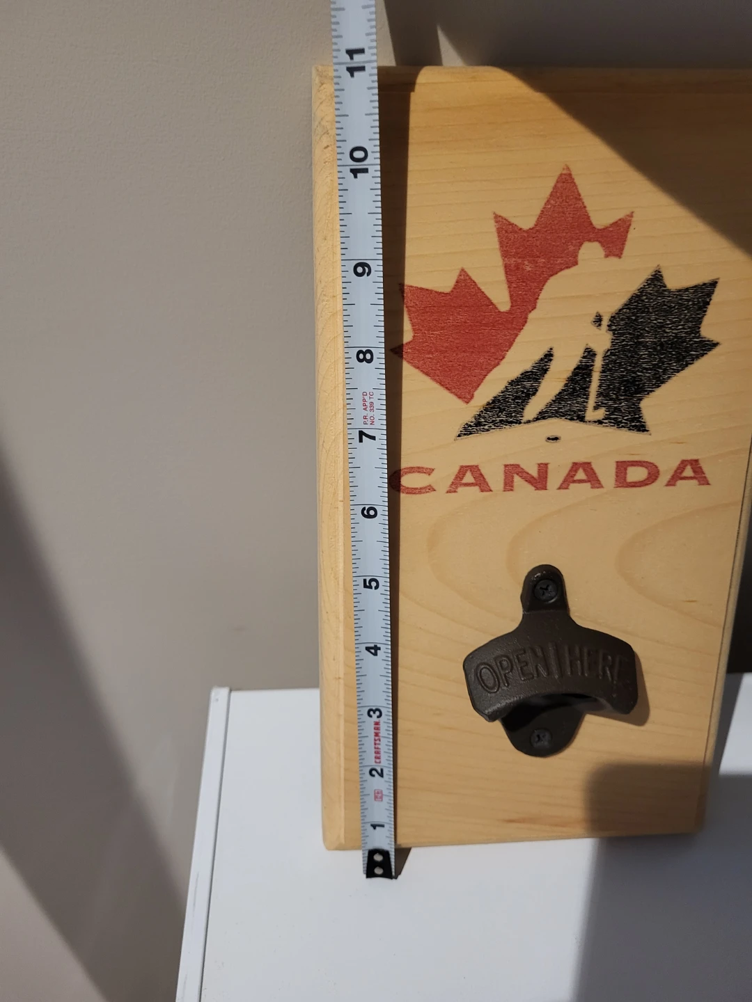 Canadian Maple Leaf Wooden Bottle Opener - photo 4