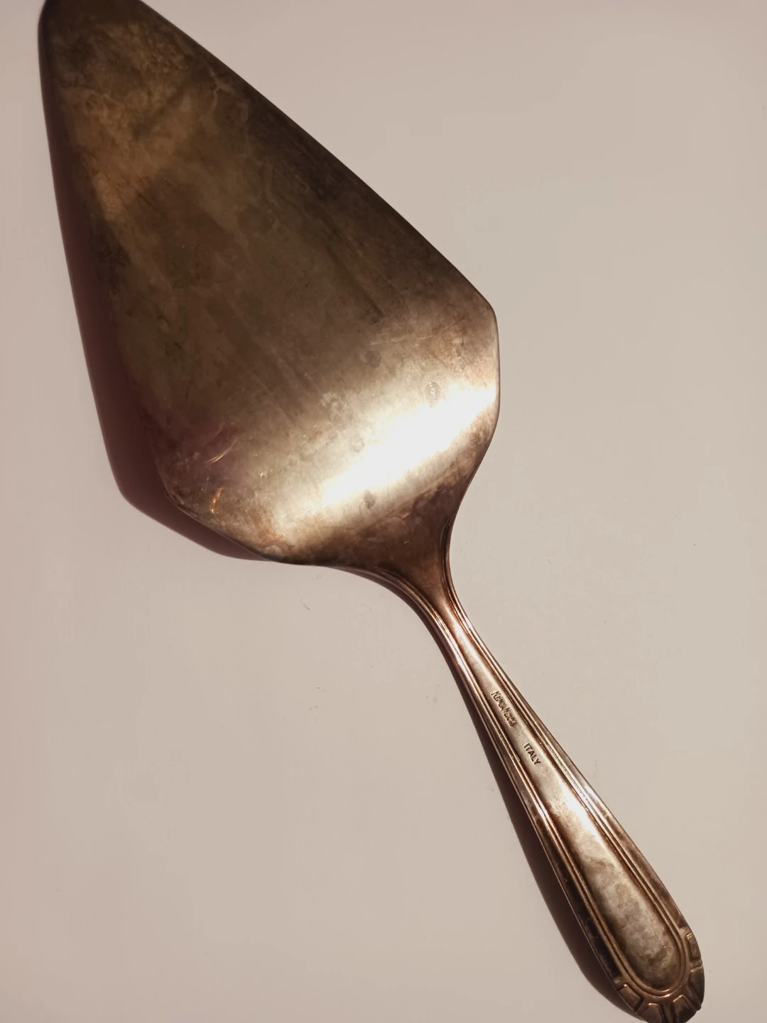NEIMAN MARCUS ITALY Silver Plated Cake Server - photo 3