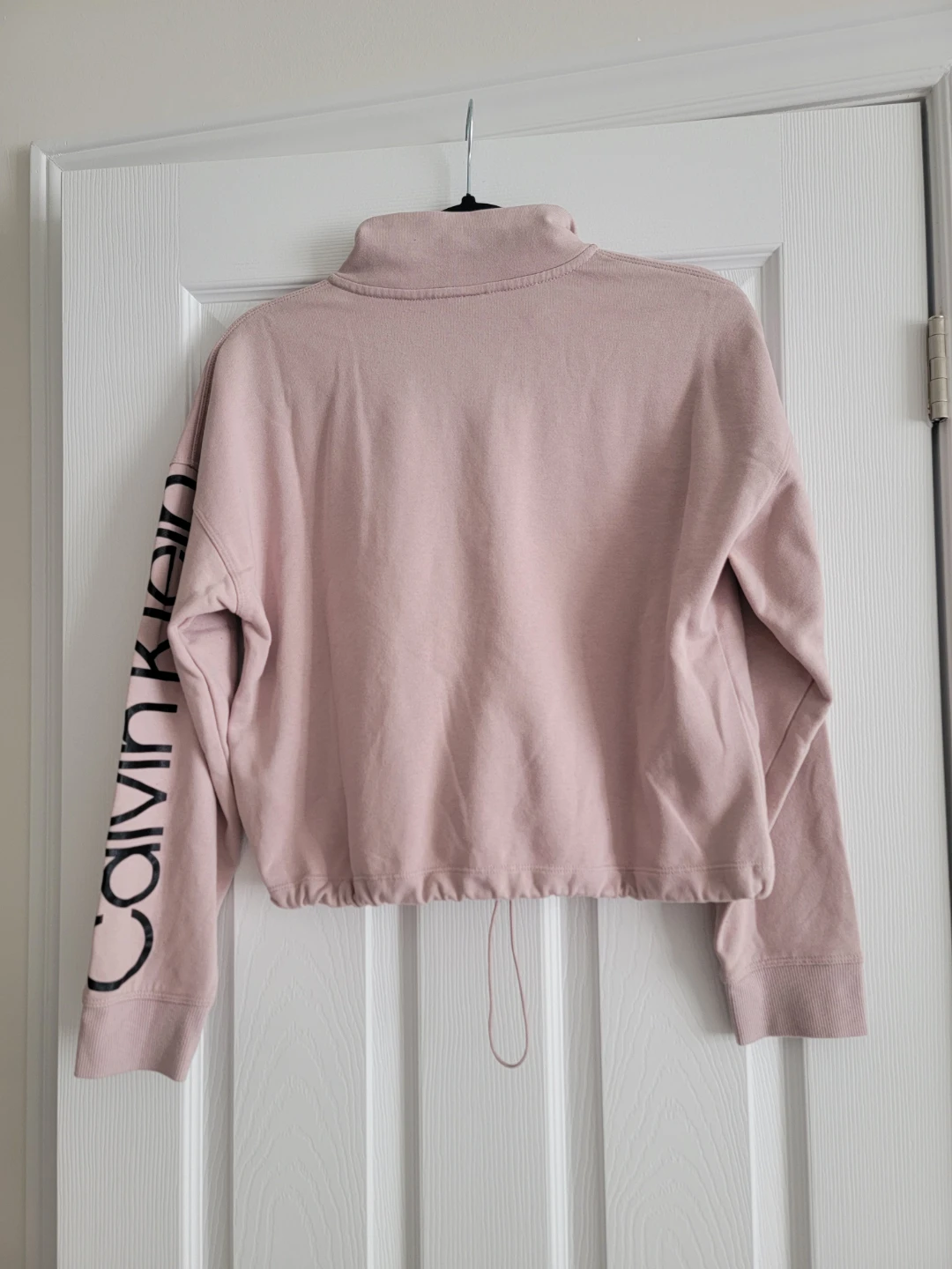Calvin Klein Pink Quarter Zip Sweatshirt - photo 2