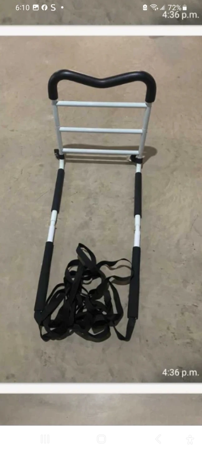 Bed Rail Assist Bar with Straps