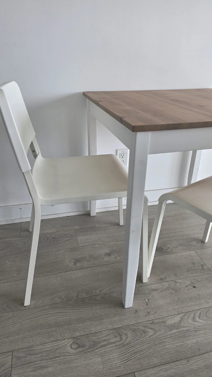 Minimalist IKEA Dining Set (Table & 2 Chairs) - photo 4