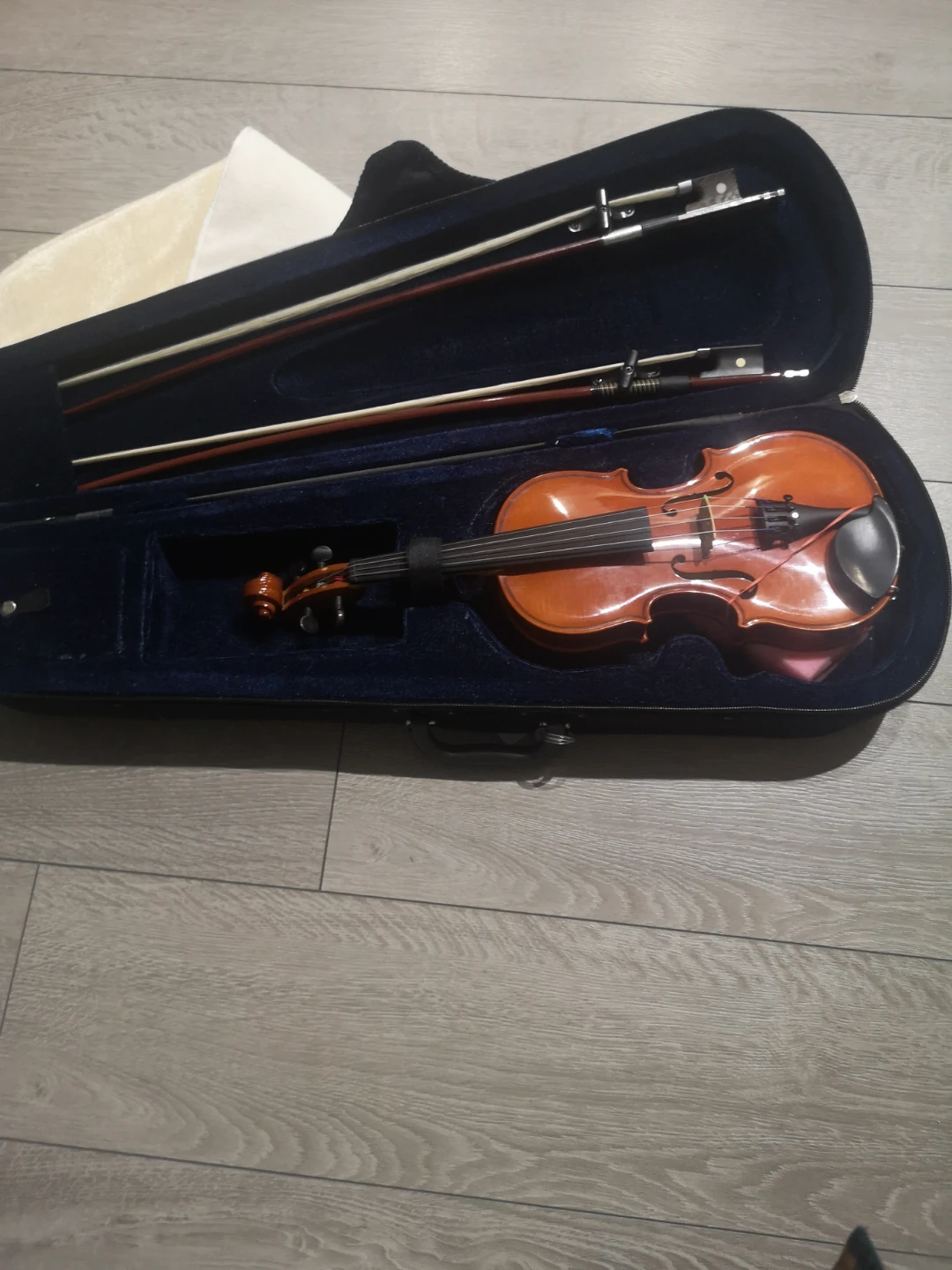 Violin in Case with 2 Bows