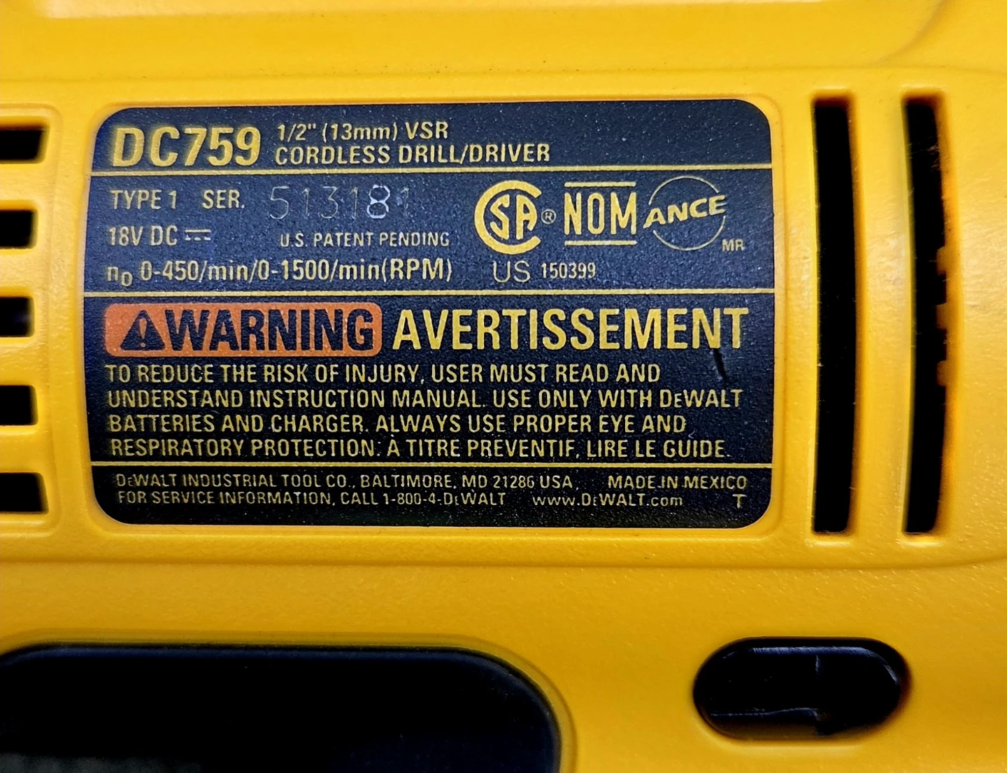 DeWalt Drill Impact Gun and Battery Charger - photo 2