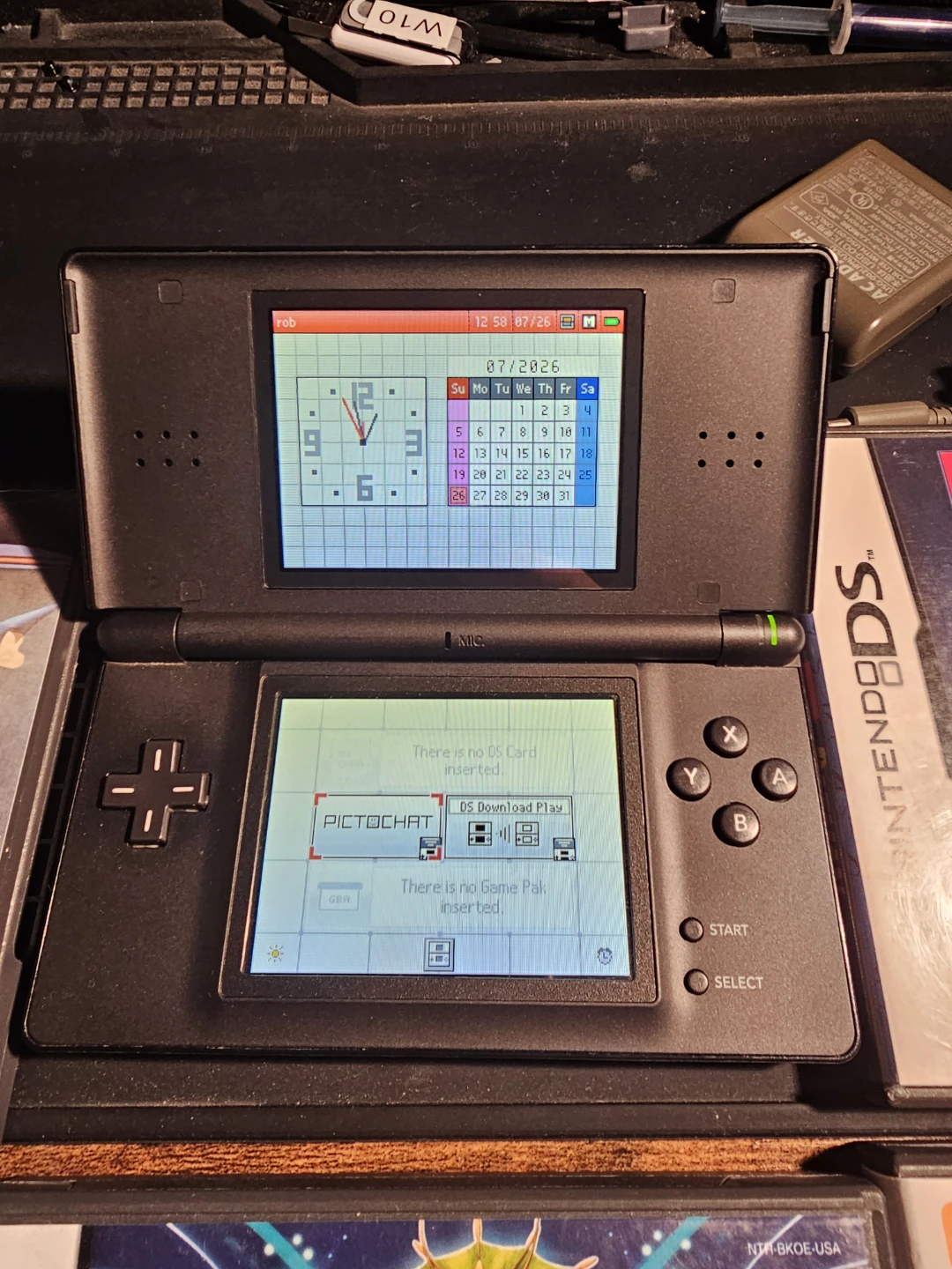 Nintendo DS Lite Console with Games & Charger - photo 2
