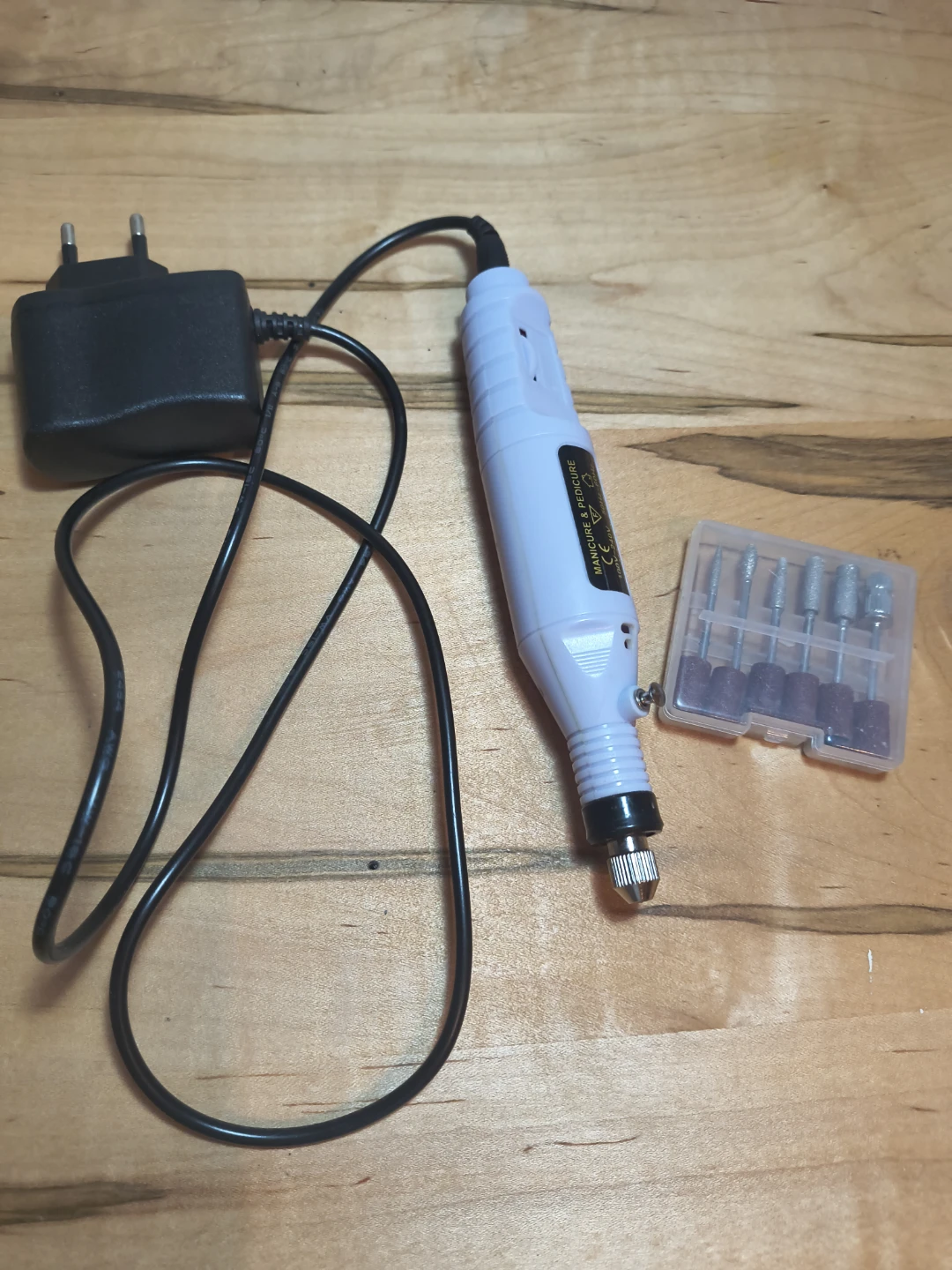 Electric Manicure & Pedicure Kit with Drill Bits