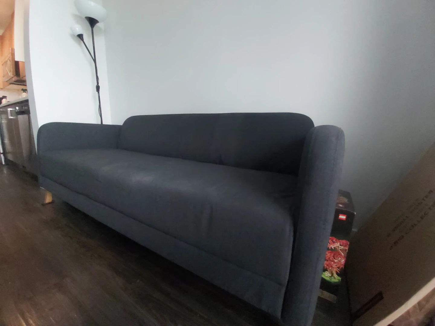 Dark Grey Sofa (Delivery Available)