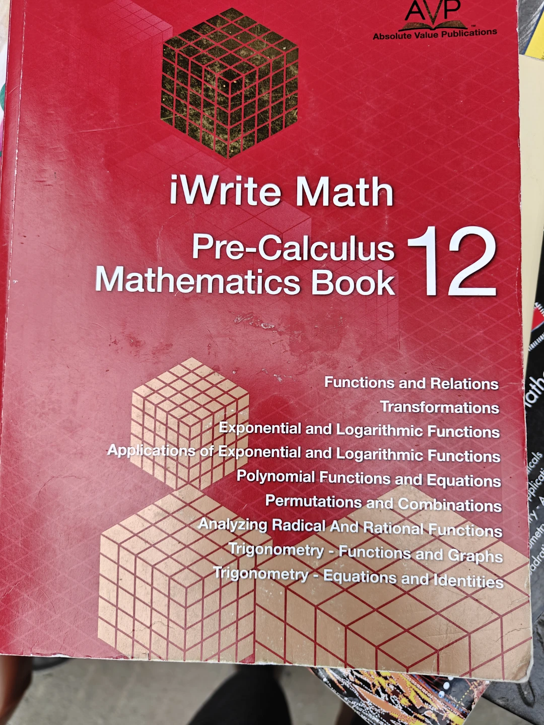 12each iWrite Math Pre-Calculus Mathematics Book 12