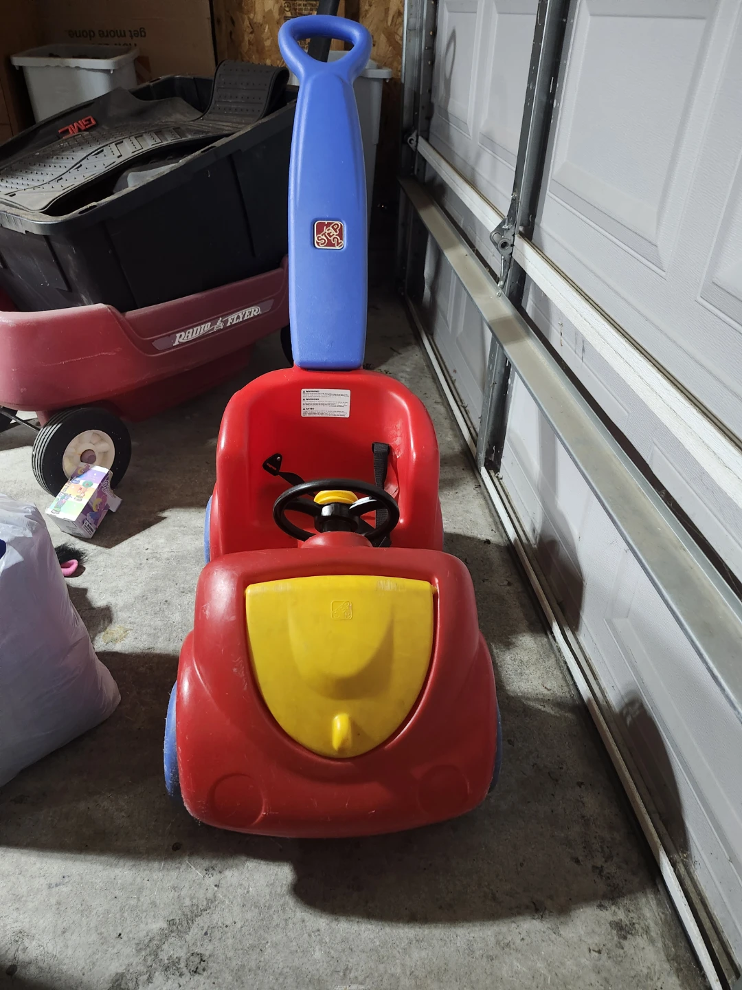 red and blue Step2 Push Around Buggy needs cleaning - photo 2