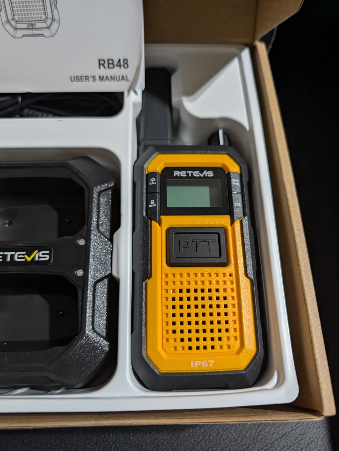 Retevis RB48 Walkie Talkies with Charging Dock and Earpieces - photo 3