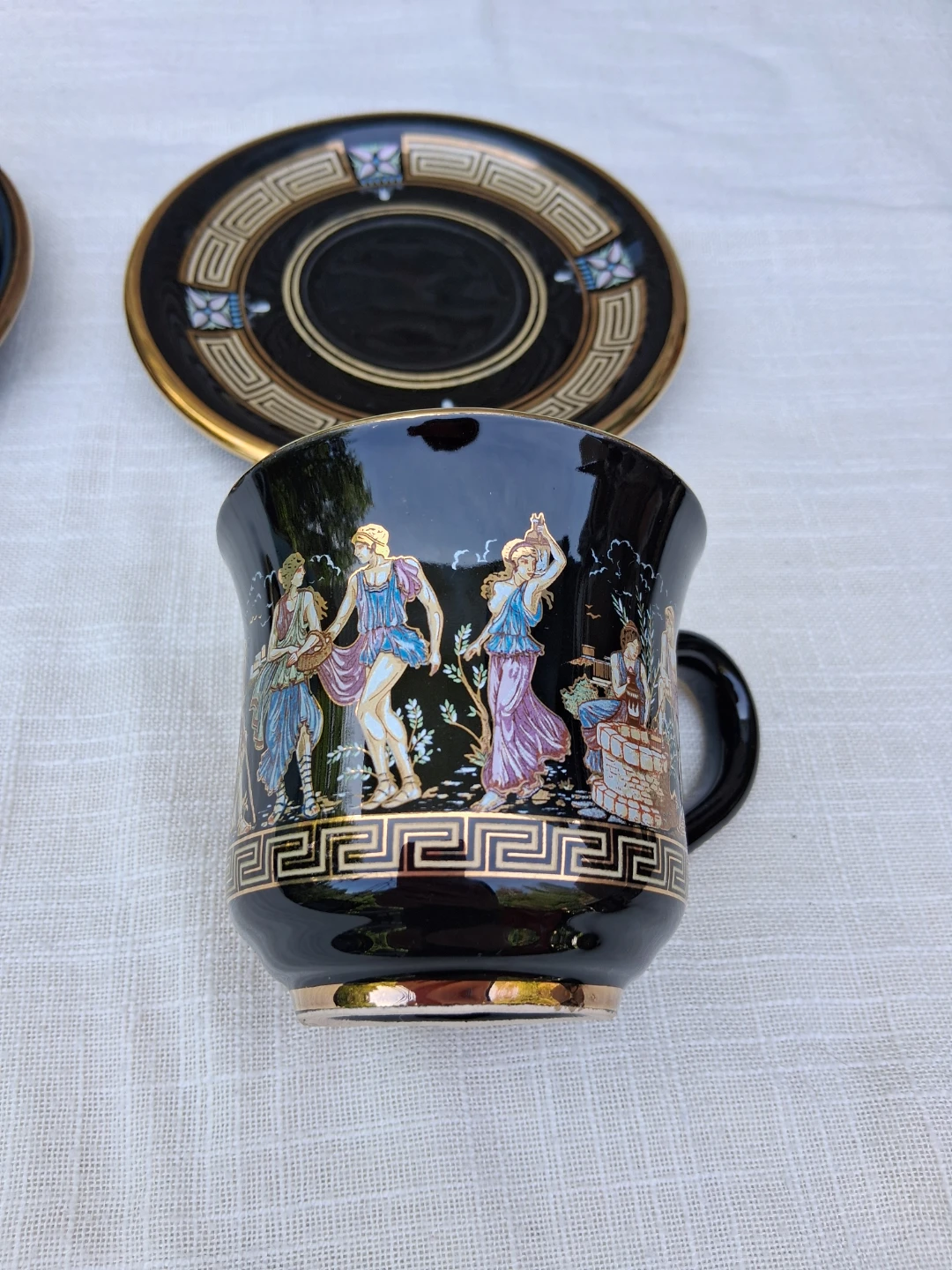 Adis Hand Made Coffee Cup Set, Ashtray, and Lighter Holder - photo 2