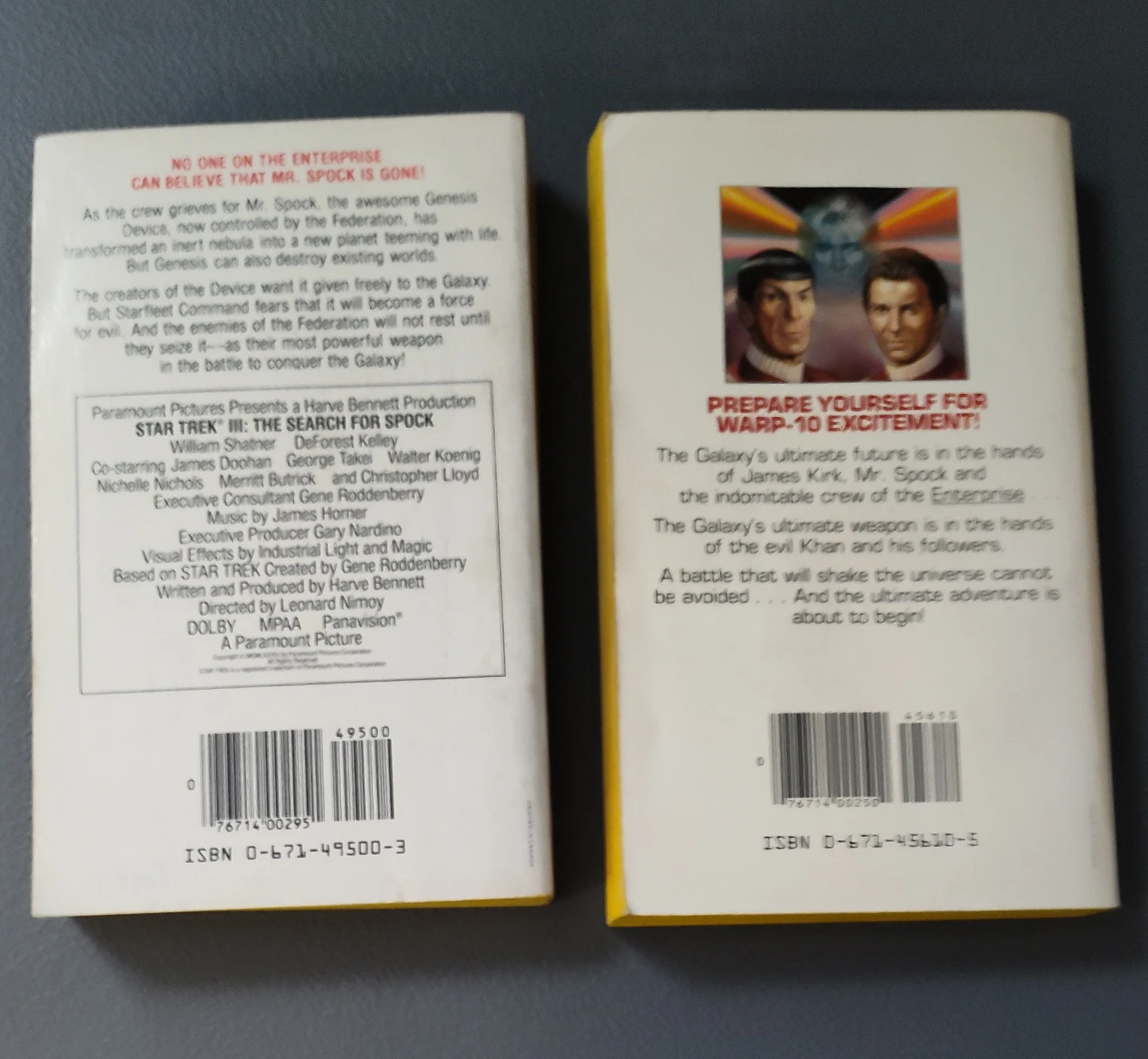 Star Trek Books: The Search for Spock & The Wrath of Khan - photo 2