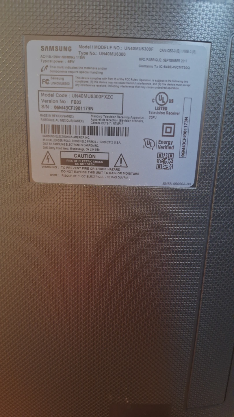Smart tv Samsung UN40MU6300F 40-inch - photo 2