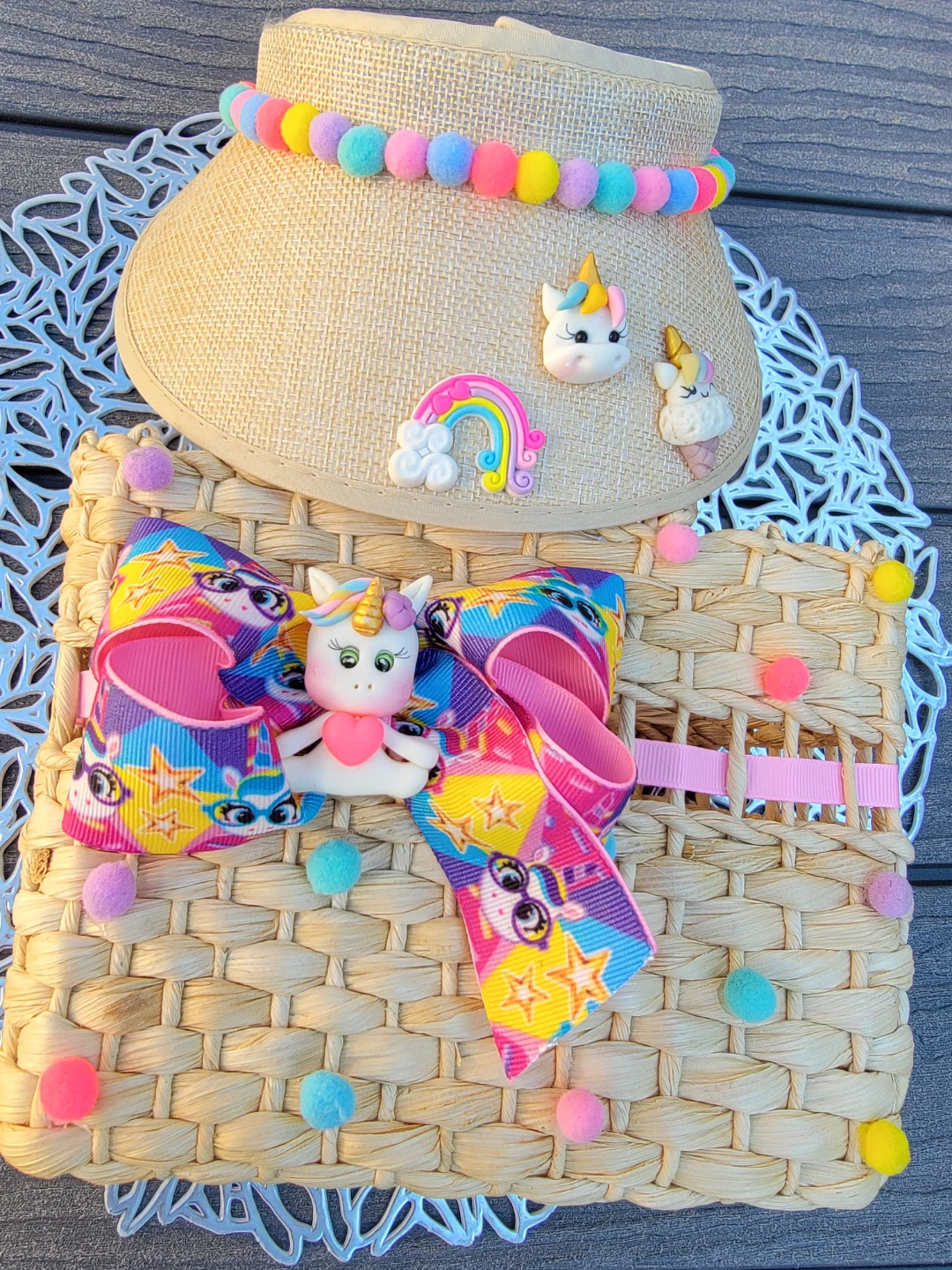 Handmade Disney Frozen & Unicorn Hat & bag - photo 3