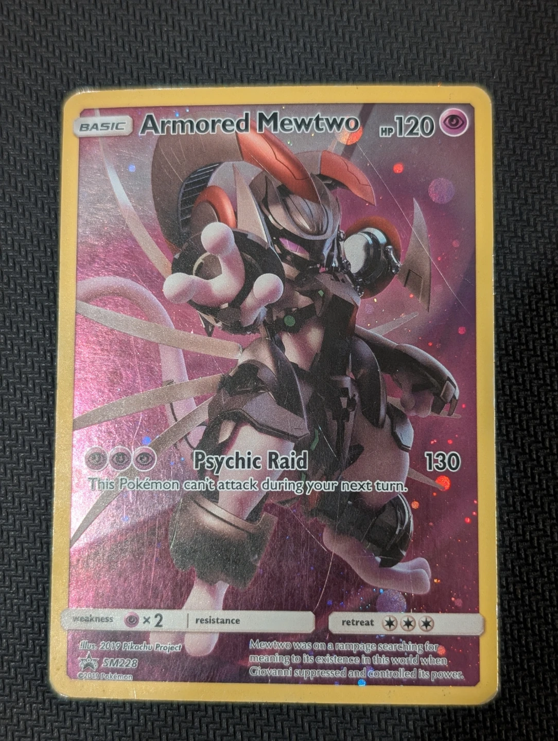 Armored Mewtwo Sun & Moon Promo SM 228 - Pokemon