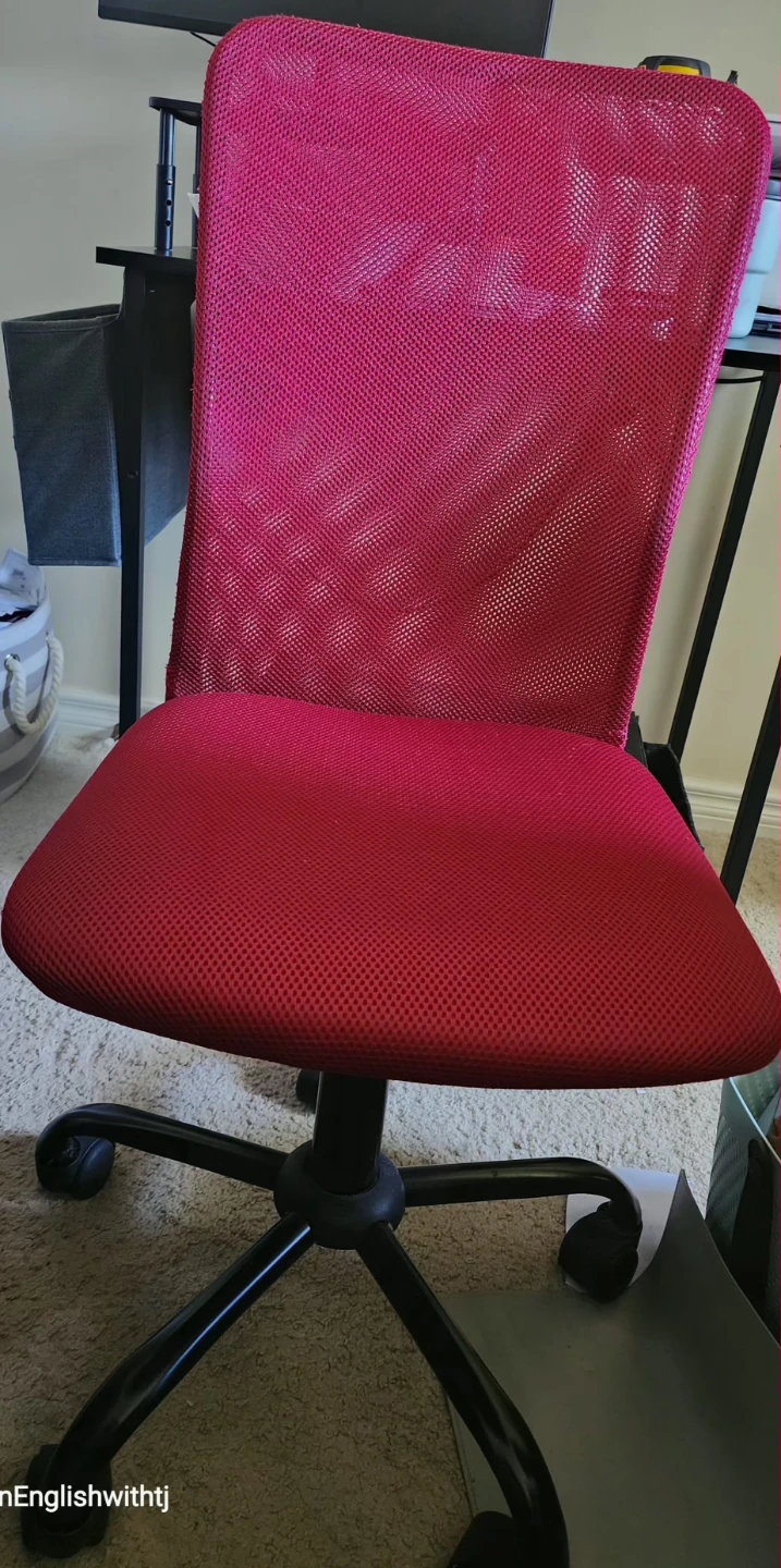Red Mesh Task Chair