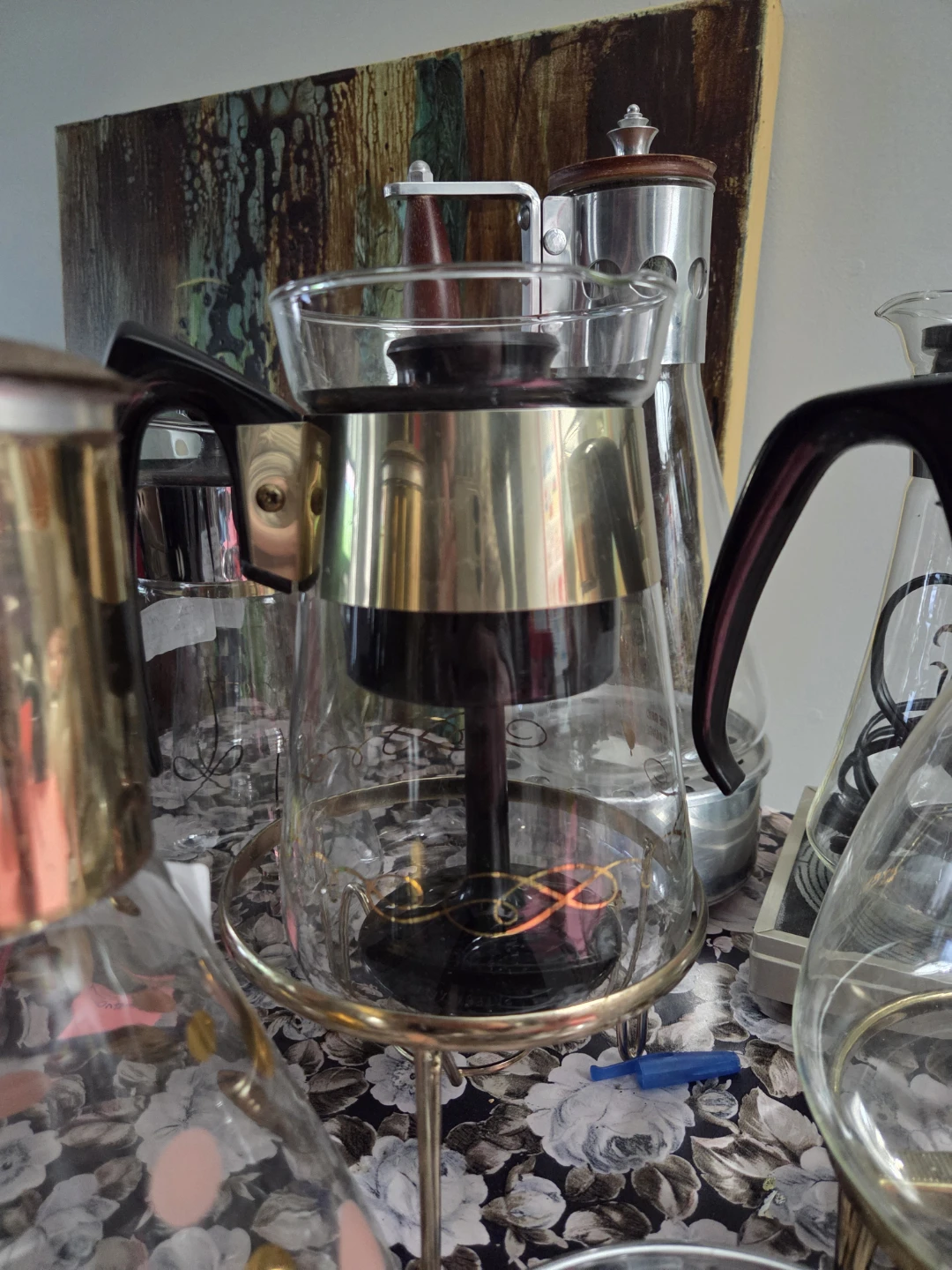 Vintage Glass Coffee PERCOLATOR