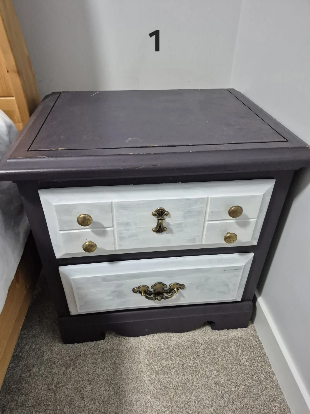 Solid wood nightstands