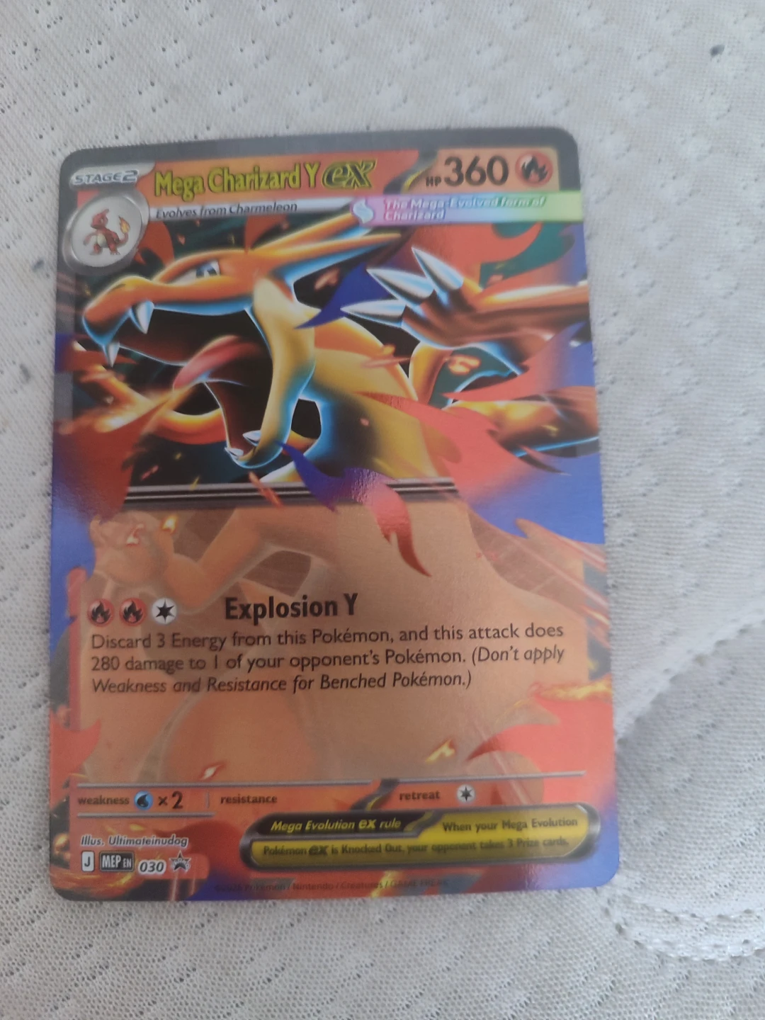Pokemon Mega Charizard Y EX Card - photo 2
