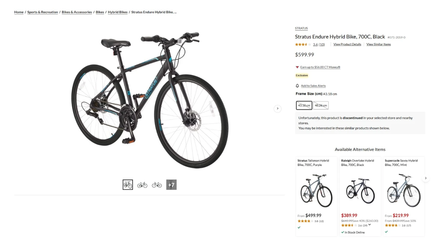 Stratus Endure Hybrid Bike, 700C - photo 2