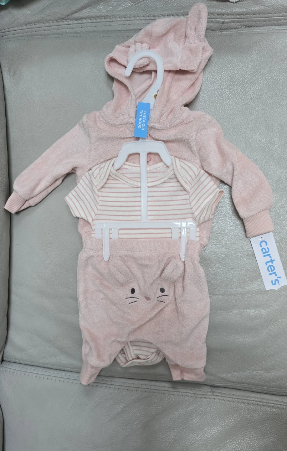 Carter's Baby 3-Piece Bunny Cardigan Set newborn - photo 2