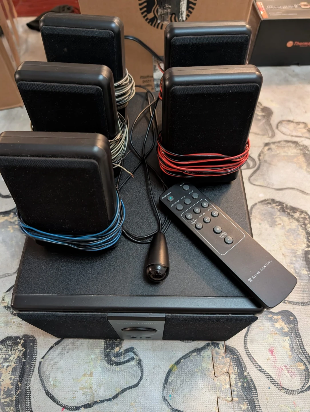 Complete Altec Lansing VS3251 5.1 Surround Sound System