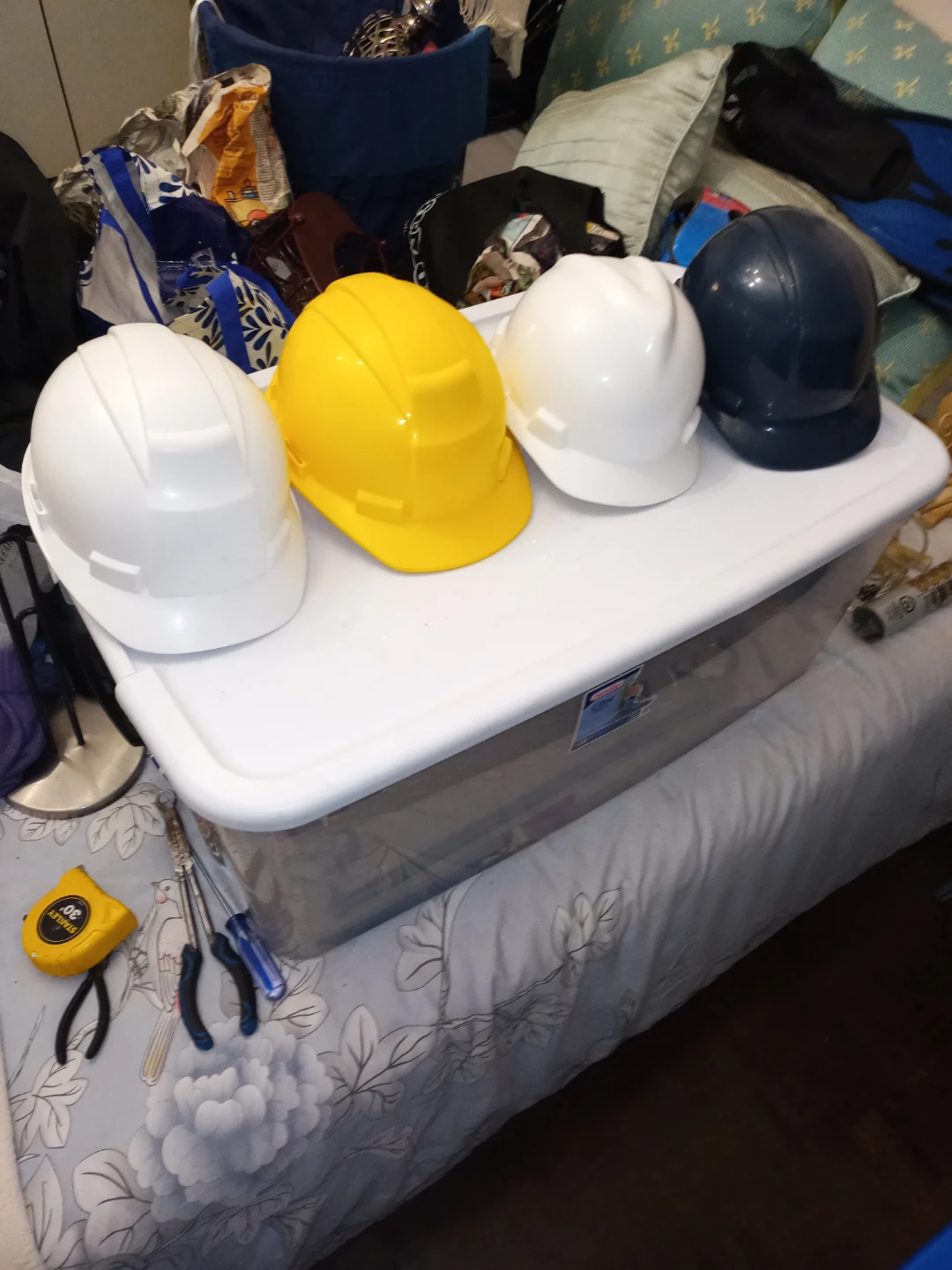 4 Hard Hats