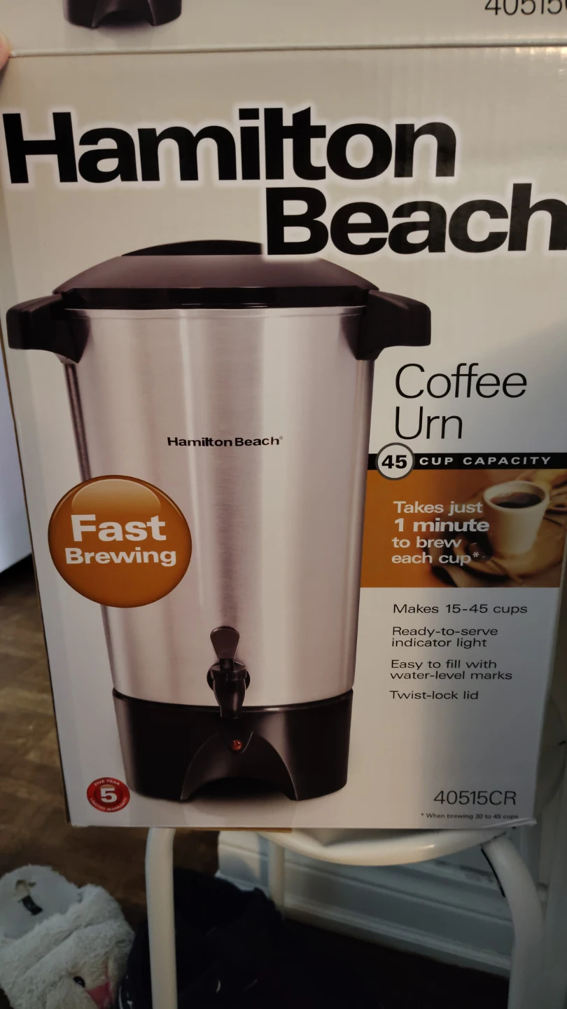 Hamilton Beach Coffee Urn - 45 Cup Capacity