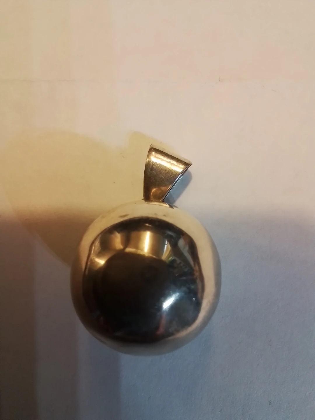 Sterling Silver Ball Pendant