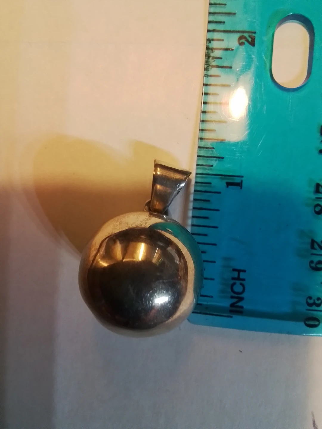 Sterling Silver Ball Pendant - photo 2