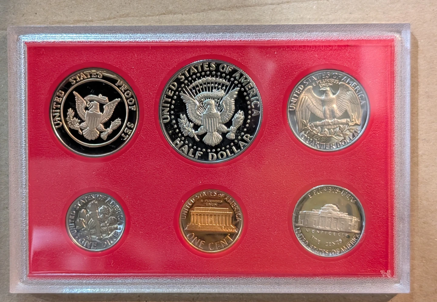 Proof Set U.S. Mint 10 years 1977-1986 - photo 2