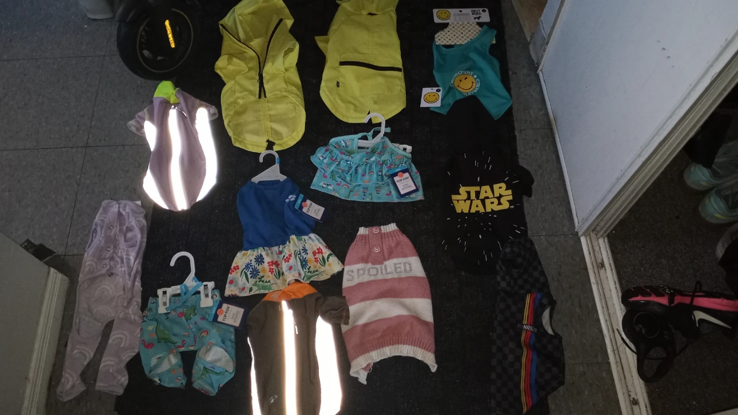 Dog Clothes Lot - Various Styles and Brands