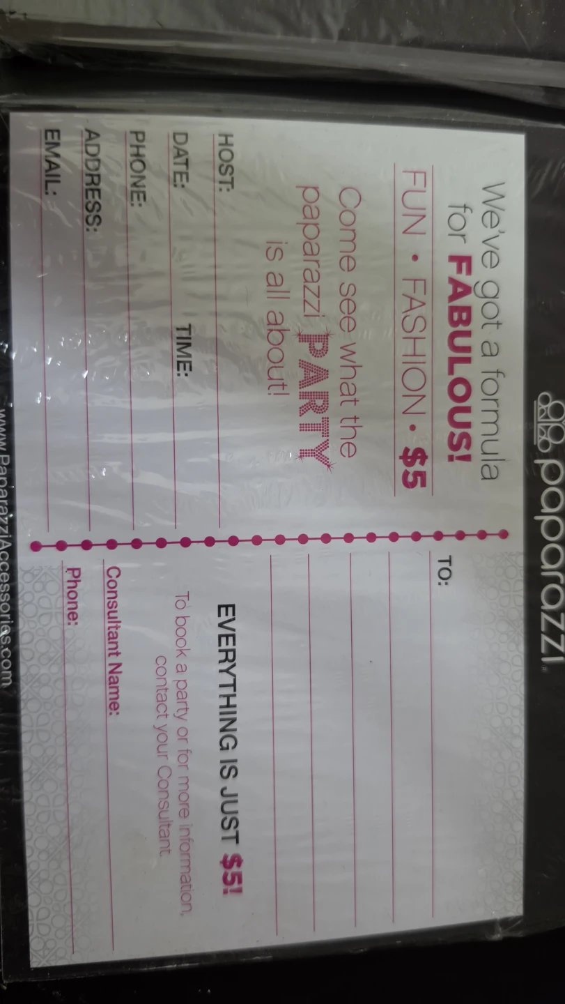 Paparazzi Party Invitations & Receipts Set - photo 3