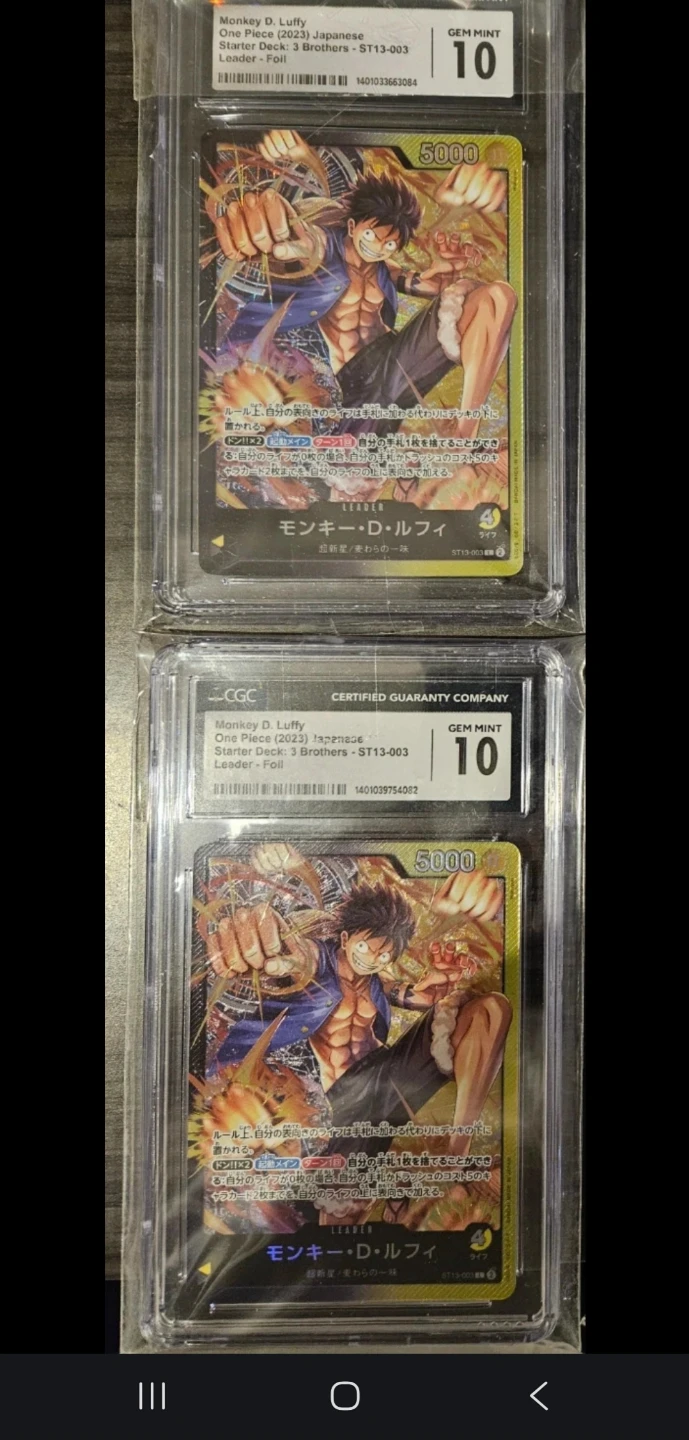 One Piece Card Game Lot - Monkey D. Luffy, Nami, Nico Robin - photo 2